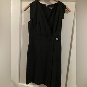 Tommy Hilfiger classic size 2 black dress with button detail